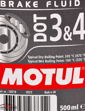 Гальмівна рідина MOTUL Brake Fluid DOT-3&4 - 0,5л
