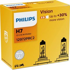 Лампа галогенна Н7 PHILPS 12972PRC2 (РX26d) 12V 55W (2шт)