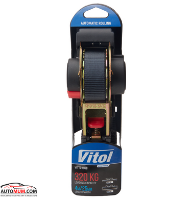 Стяжка вантажу VITOL VITTD 1968 25мм х 4м