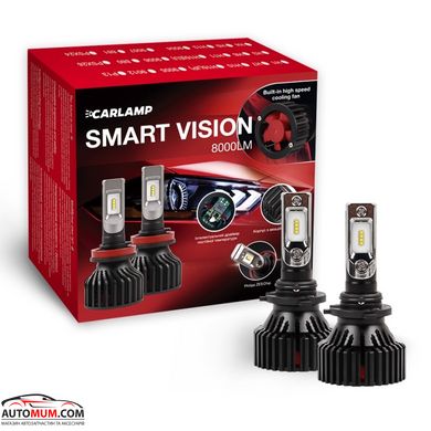 Светодиодные лампы головного света CARLAMP Smart Vision Led 8000 Lm 6500 K (SM9006) НB4 - 6500 K