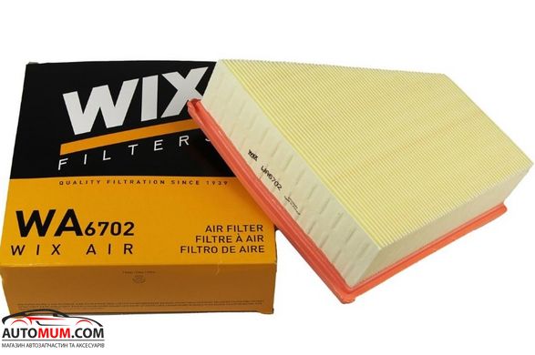 Фільтр повітря WIX WA6702 (Fabia 1,4TDI; 1,9TDI >03г)