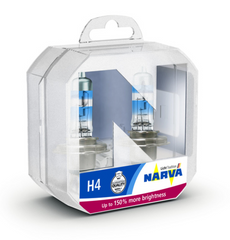 Лампа галогенная H4 Narva Range Power 150% 12V 60/55W P43t 480692100 (2шт)