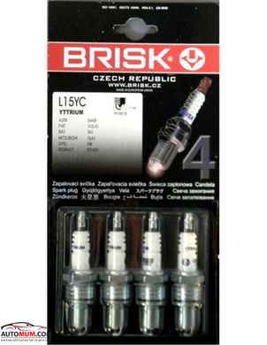 Свічка запалювання BRISK L15YC super - блістер (ВАЗ)