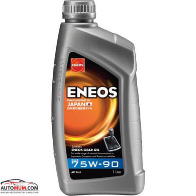 ENEOS Gear Трансмиссионное масло 75W-90 GL-5 - 1л