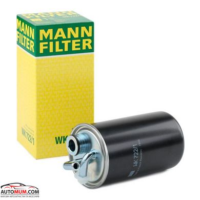 Фільтр палива MANN WK722/1 (Dodge Caliber,Jeep Patriot 2,0CRD>07г)