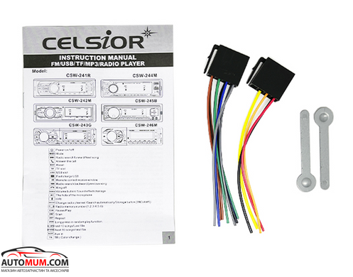 Автомагнитола з Bluetooth CELSIOR CSW-246 М