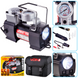 Компресор автомобільний VOIN VL-550 150psi/15Amp/40л/прикур./дефлятор/перехідник на клемі