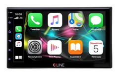 Автомагнитола Qline Dino-1001 Carplay/AndroidAuto WinCE 6.0 4 х 45 Вт
