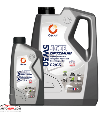 OSCAR Jade Optimum Моторне масло 5W-30 SN Plus C2/C3 - 1л