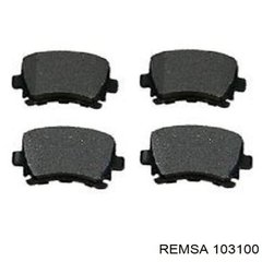 Колодки задні REMSA 103100-AF LPR 05P1219 (Audi,Seat,VW)