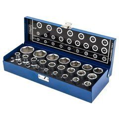 Набор головок 1/2", 1/4" 25 шт, 4-32 мм (кейс) Scheppach SCH-50121G