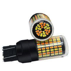 Світлодіодні лампи T20 4G21/7443 W-Y W21/5W жовті білий+жовтий 2шт