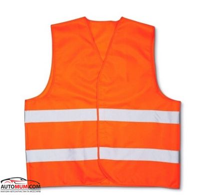 Жилет безопасности светоотражающий оранжевый Intertool SP-2022 - XL