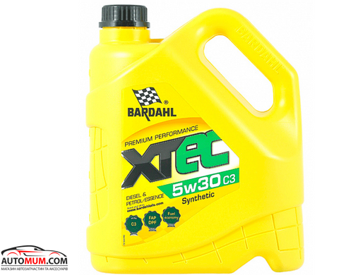 Моторна олива BARDAHL XTEC 36302 5W-30 SN C3 - 4л