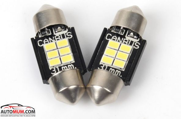 CARLAMP SJ-K6-31мм Світлодіодні лампи С (SV 8,5) - 12V