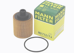 Фильтр оливи MANN HU712/7x (Fiat,Opel,Suzuki 1,3 JTD/CDTi >03г)