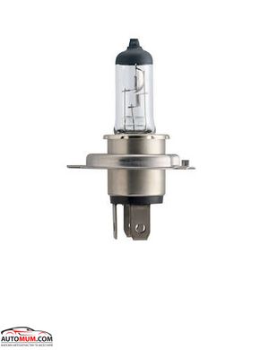 BREVIA 12040PWC Лампа галогенная Н4 (Р43t) +60% 12V 60/55W