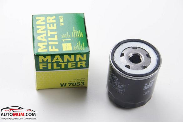 Фильтр масла MANN W7053 (W712/8) (Epica,Chery Tiggo;Нива 1,9D)