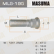 MASUMA MLS195 Шпилька колісна М12x1, 25х47 шліц 14,3 мм (Nissan, Subaru, Mazda)