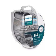 Лампа галогенна Н4 PHILIPS 12342 XVP S2 (Р43t) 12V 60/55W +150% 2шт