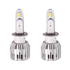 Світлодіодні лампи з обманкою NAOEVO S4-H1 Н1 (9-16V) білий+жовтий 7200 Lm Активне -2шт