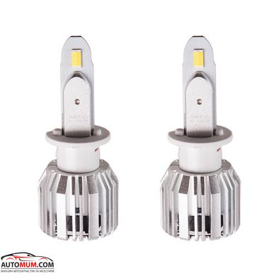 Світлодіодні лампи з обманкою NAOEVO S4-H1 Н1 (9-16V) білий+жовтий 7200 Lm Активне -2шт