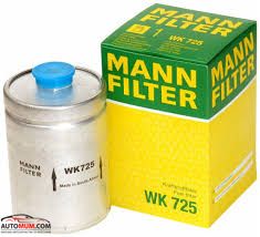 Фильтр топлива MANN WK725 (G3747 F53191) (Audi,A.Romeo,Fiat)