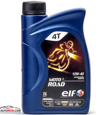 Моторна олива ELF Moto 4T Road 10W-40 (полусинтетика) - 1л