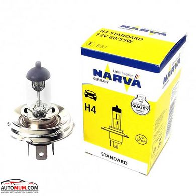 Лампа галогенная Н4 NARVA 48884 (Р45t)12V 60/55W-1шт