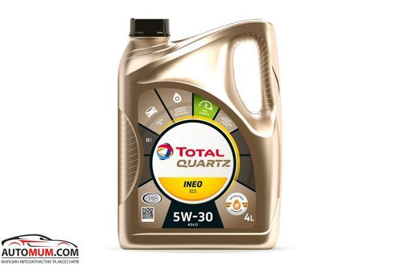 Моторна олива TOTAL Quartz Ineo ECS 5W-30 (Peugeot/Citroen,Toyota) - 4л