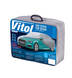 Тент на авто VITOL CC13401 M сірий з підкладкою PEVA/PP (432х165х119)