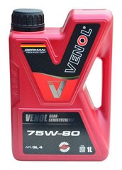 Трансмиссионное масло VENOL Semi synthetic gear 75W-80 GL-5 - 1л