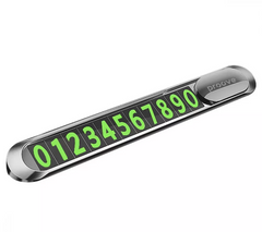 Автовізитка паркувальна для номера телефону Proove Parking Number Plate Metal Lock
