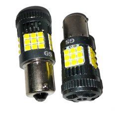 Світлодіодні лампи GS 11336Lux кор 9-32V 1156-3030-36SMD 30W Жовтий Одноконт, зміщений контакт PY21W(BAU15s