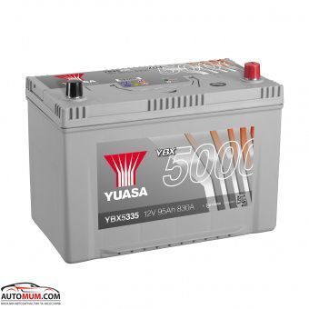 Аккумулятор YUASA YBX5335 Silver 100Ah Asia (Євро) &ndash; 830A