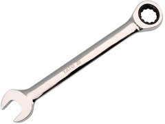 Ключ рожково-накидный с трещоткой INTERTOOL XT-1362/ YATO YT-0201 22 мм