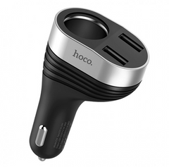 HOCO Z29 Зарядний пристрій для телефону в прикурювач (адаптер). з вольтметром