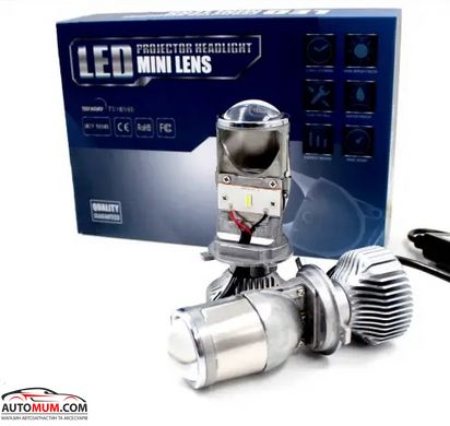 GS 99400 lenz Світлодіодні лампи H4 лінза -12-24v-2шт