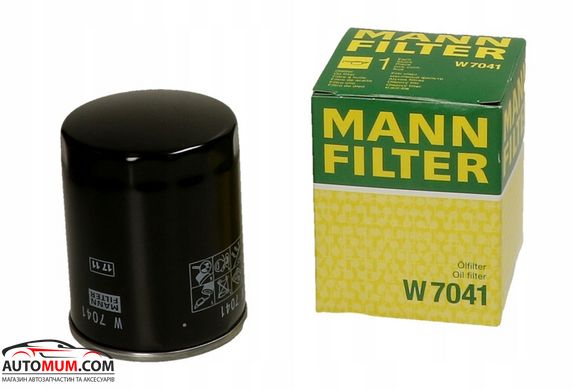 Фильтр оливи MANN W7041 (OC109/1 W818/82) (Nissan,Subaru,Toyota)