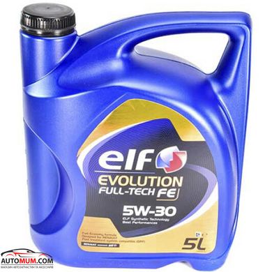 Моторное масло ELF Evolution Full-tech FE 5W-30 C4 - 5л