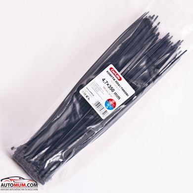 БЕЛАВТО Хомут пластиковий 4,8 х300 мм к-т 10шт (чорний)