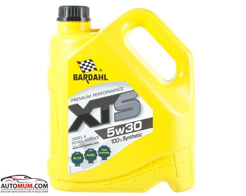 Моторна олива BARDAHL XTS 36542 5W-30 SL/CF A5/B5 - 4л