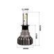 Светодиодные лампы головного света CARLAMP Night Vision NVGH3 H3