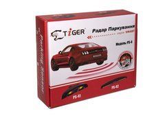 Система парковки 4 датчика (18 мм) TIGER PS-43 black