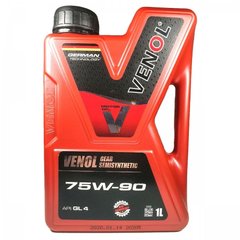 Трансмісійна олива VENOL Semi synthetic gear 75W-90 GL-4 - 1л