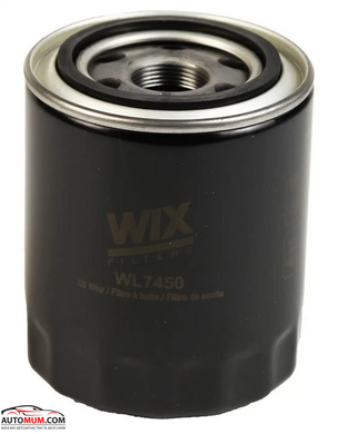 Фильтр масла WIX WL7450 (Hyundai H1;Kia Sorento 2,5CRDi >02г)
