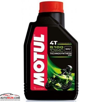 Моторное масло MOTUL 5100 4T MA2 10W-40 - 1л