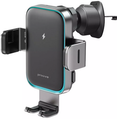 Тримач телефону в авто з бездротовою зарядкою Proove Triple Clamp Pro 15W
