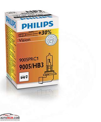 Лампа галогенна НB3 PHILIPS 9005 PR C1 9005 PR C1 (P20d) 12 V +30%