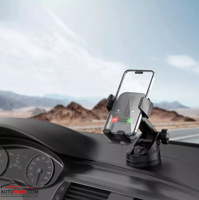 Тримач для мобільного телефону Proove Crystal Clamp Suction Type Car Mount (присоска)
